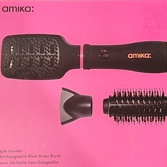 amika Hair Amika Triple Header Interchangeable Blow Dryer Brush